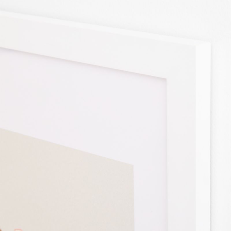 Converse Coral All Stars Jumble White Wood Framed Wall Art Print - image 3 of 5