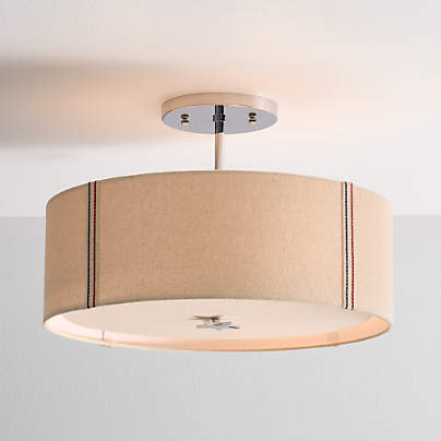 Converse Canvas Heelstay Flush Mount Ceiling Light