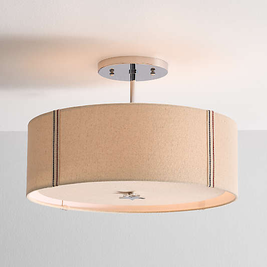 Converse Canvas Heelstay Flush Mount Ceiling Light