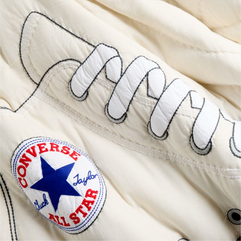 Converse Chuck Taylor Natural Undyed Organic Cotton Kids Twin Quilt
