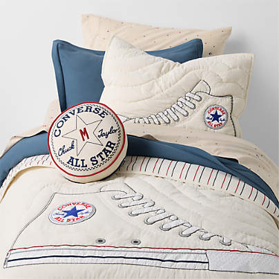Converse Chuck Taylor Natural Undyed Organic Cotton Kids Twin Quilt