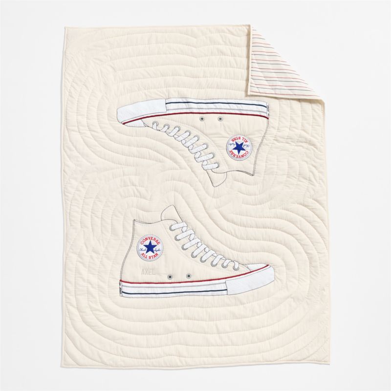 Converse Chuck Taylor Natural Undyed Organic Cotton Kids Twin Quilt
