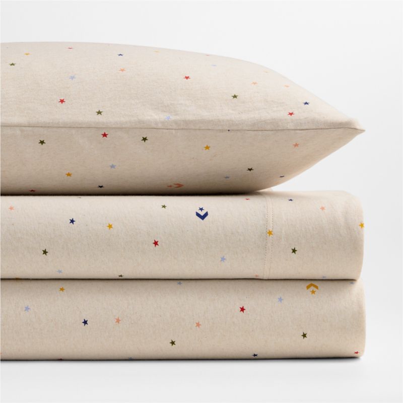 Converse Comfy Tee Speckled Star Organic Cotton Kids Twin Sheet Set - image 1 of 8