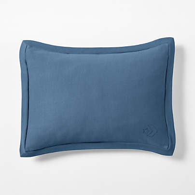 Converse Cozy Sweatshirt Moonlight Blue Organic Cotton Kids Pillow Sham