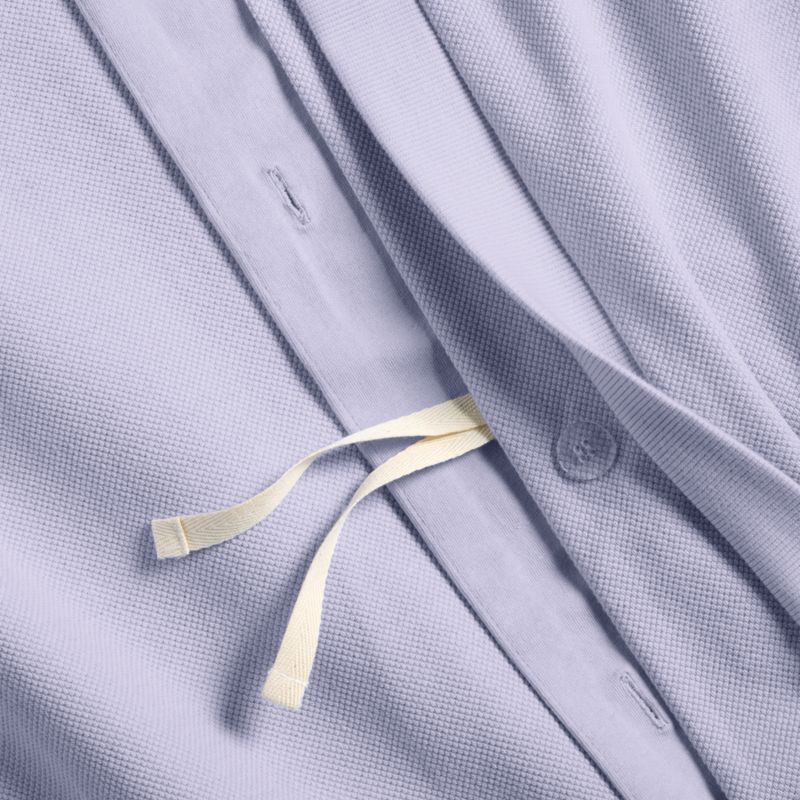 Converse Cozy Sweatshirt Pastel Periwinkle Organic Cotton Kids Twin Duvet Cover - image 3 of 5