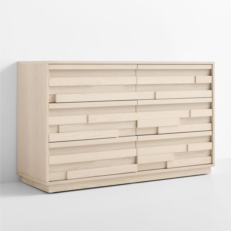 Converse Full Court Whitewashed Ash Wood Wide Kids Dresser - image 5 of 8