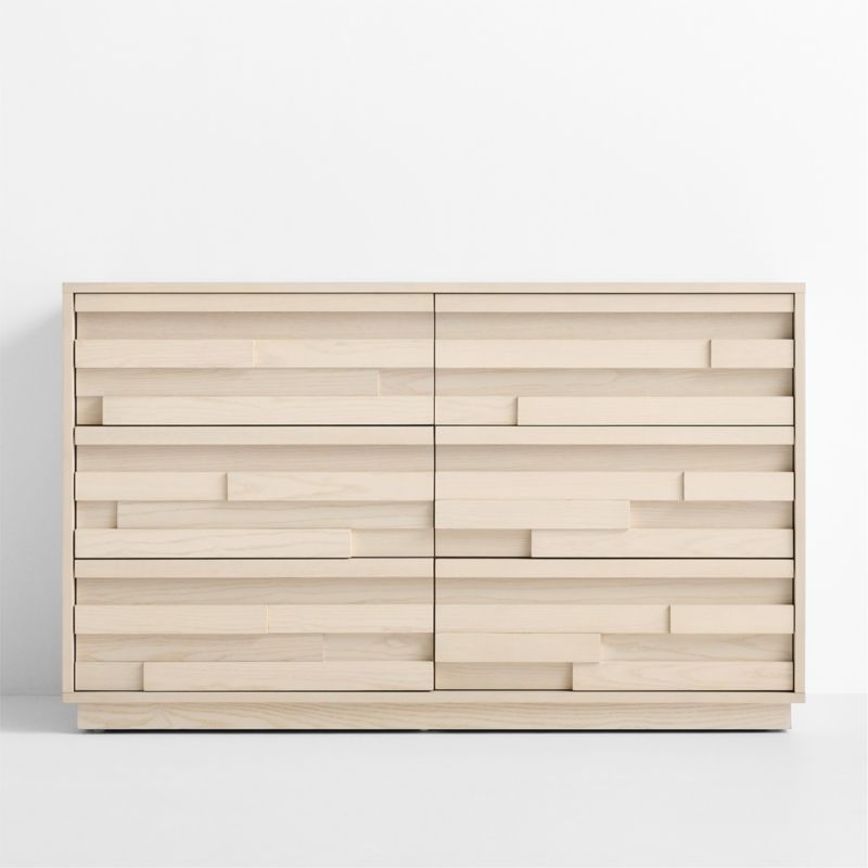 Converse Full Court Whitewashed Ash Wood Wide Kids Dresser - image 4 of 8