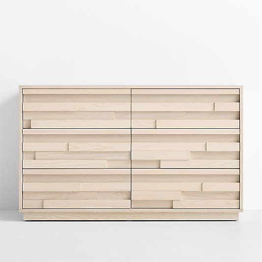 Converse Full Court Whitewashed Ash Wood Wide Kids Dresser