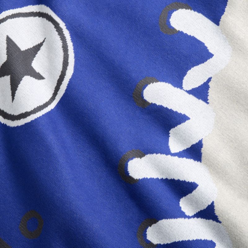 Converse Intarsia Knit Chuck Taylor Organic Cotton Kids Throw Blanket - image 10 of 11