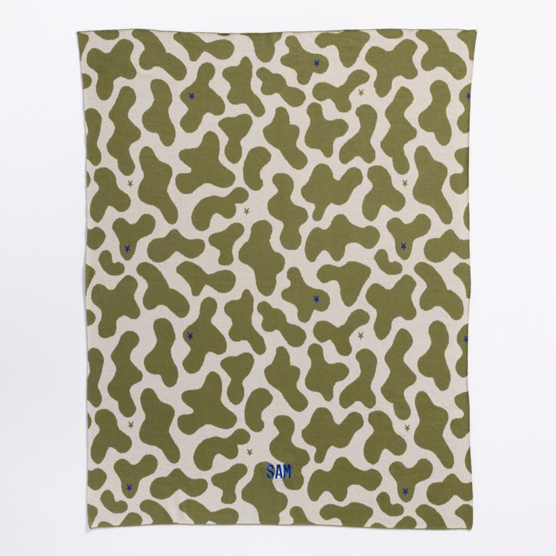 Converse Intarsia Knit Camo Organic Cotton Kids Throw Blanket - image 4 of 7