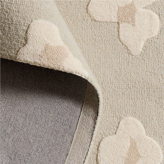 Converse Leopard Wool High/Low Kids 12"x18" Rug Swatch