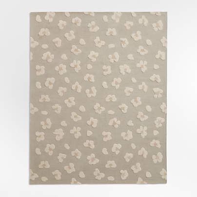 Converse Leopard Wool High/Low Kids Area Rug 5'x8'