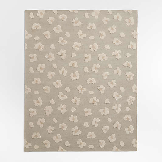 Converse Leopard Wool High/Low Kids Area Rug 8'x10'