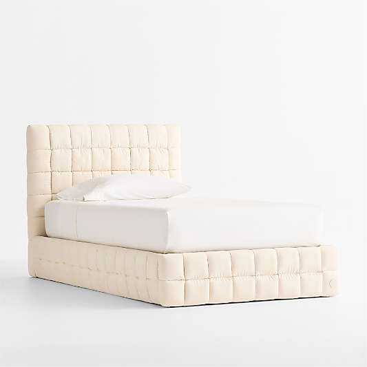 Converse Natural Puffy Canvas Kids Bed