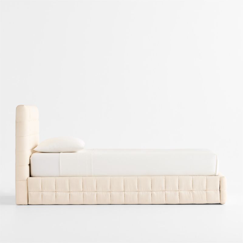 Converse Natural Puffy Canvas Kids Twin Bed - image 4 of 13