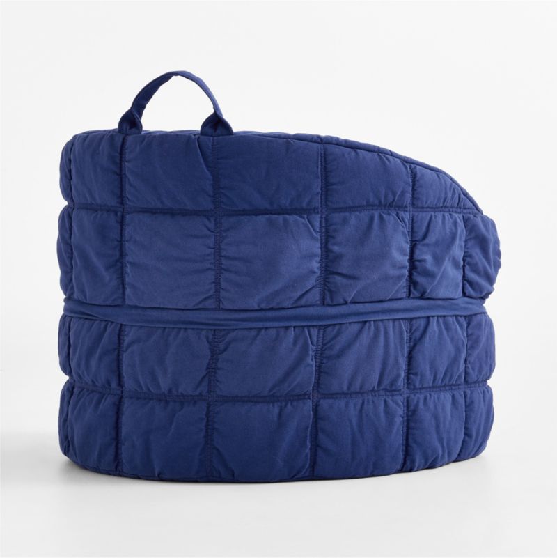 Converse Sneaker Stitch Bold Blue Kids Barrel Chair Cover - image 4 of 9