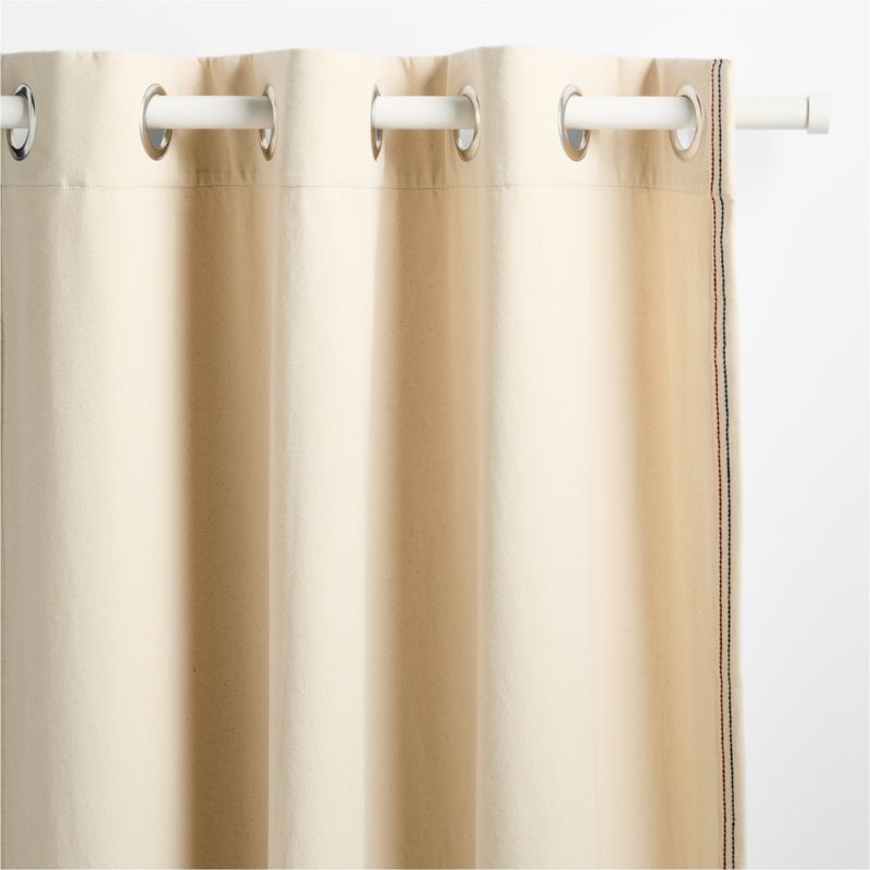 Converse Topstitch Undyed Canvas Kids Curtain Panel 44"x63" - image 2 of 4