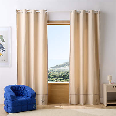 Converse Topstitch Undyed Canvas Kids Curtain Panel 44"x63"