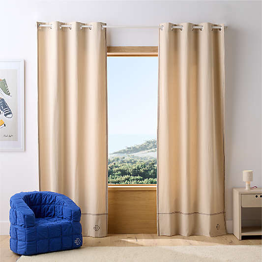 Converse Topstitch Undyed Canvas Kids Curtain Panel
