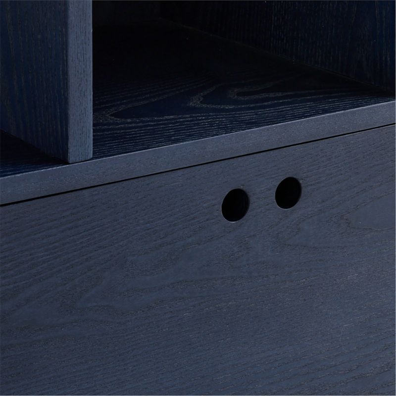 Converse Vent Dyed Navy Blue Wood Kids Bookcase with Drawer - image 8 of 8