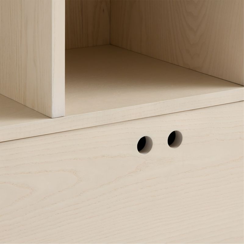 Converse Vent Whitewashed Ash Wood Kids Bookcase with Drawer - image 7 of 7