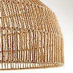 View Cabo Large Woven Pendant Light - image 9 of 16