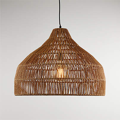 Cabo Large Woven Pendant Light