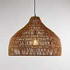 View Cabo Large Woven Pendant Light - image 14 of 16