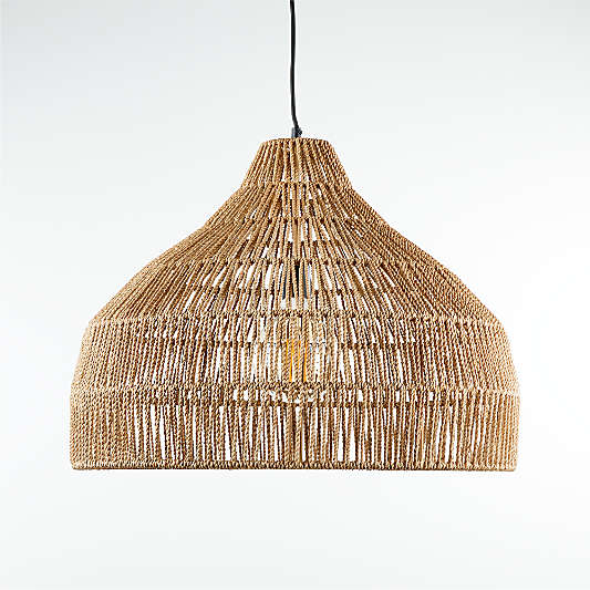 Cabo Large Woven Pendant Light 24.2"