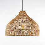 View Cabo Large Woven Pendant Light - image 1 of 16