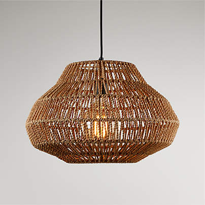 Cabo Small Woven Pendant Light