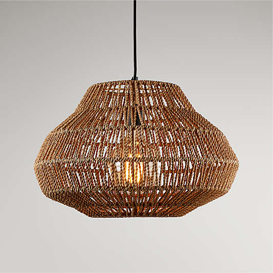 Cabo Small Woven Pendant Light