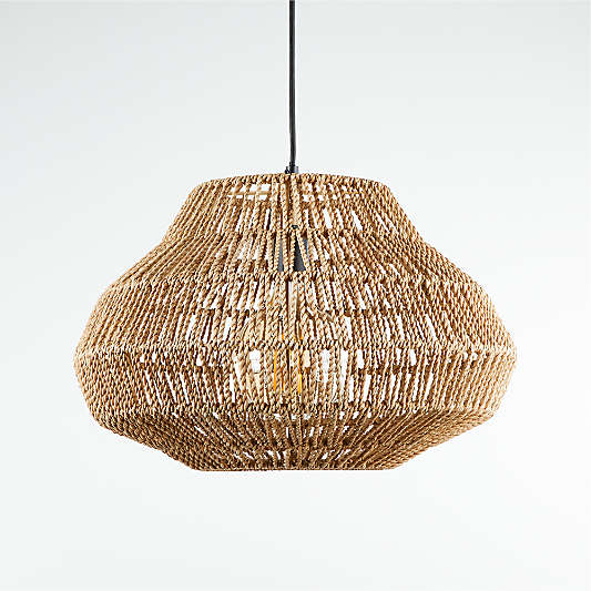 Cabo Small Woven Pendant Light