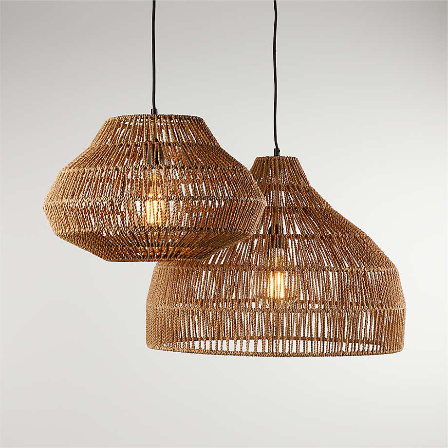 Crate and store barrel pendant lights