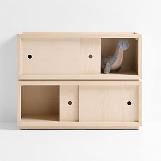 Twiggy Modular Glossy Ivory Kids Bookcase