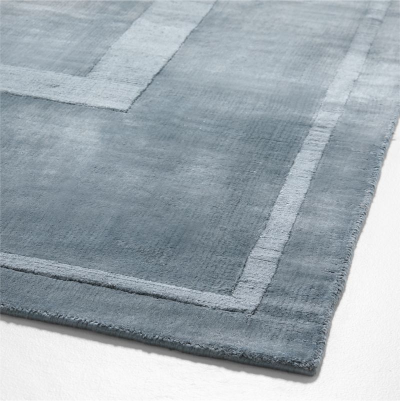 Cadre Viscose Blue Area Rug 6'x9' by Athena Calderone - image 5 of 6