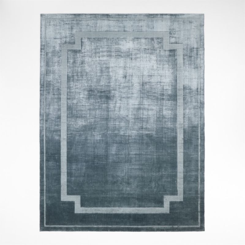 Cadre Viscose Blue Area Rug 6'x9' by Athena Calderone - image 1 of 6