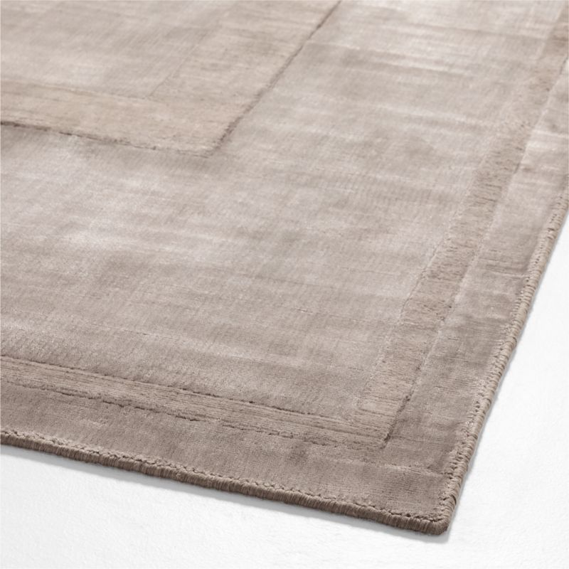 Cadre Viscose Taupe Brown Area Rug 8'x10' by Athena Calderone - image 6 of 7