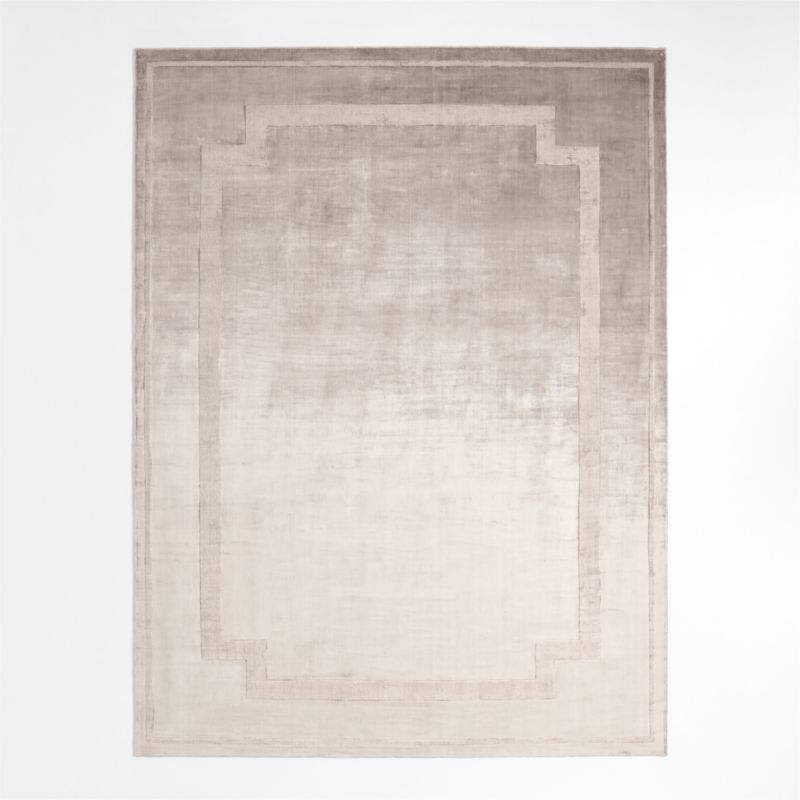 Cadre Viscose Taupe Brown Area Rug 8'x10' by Athena Calderone - image 2 of 7