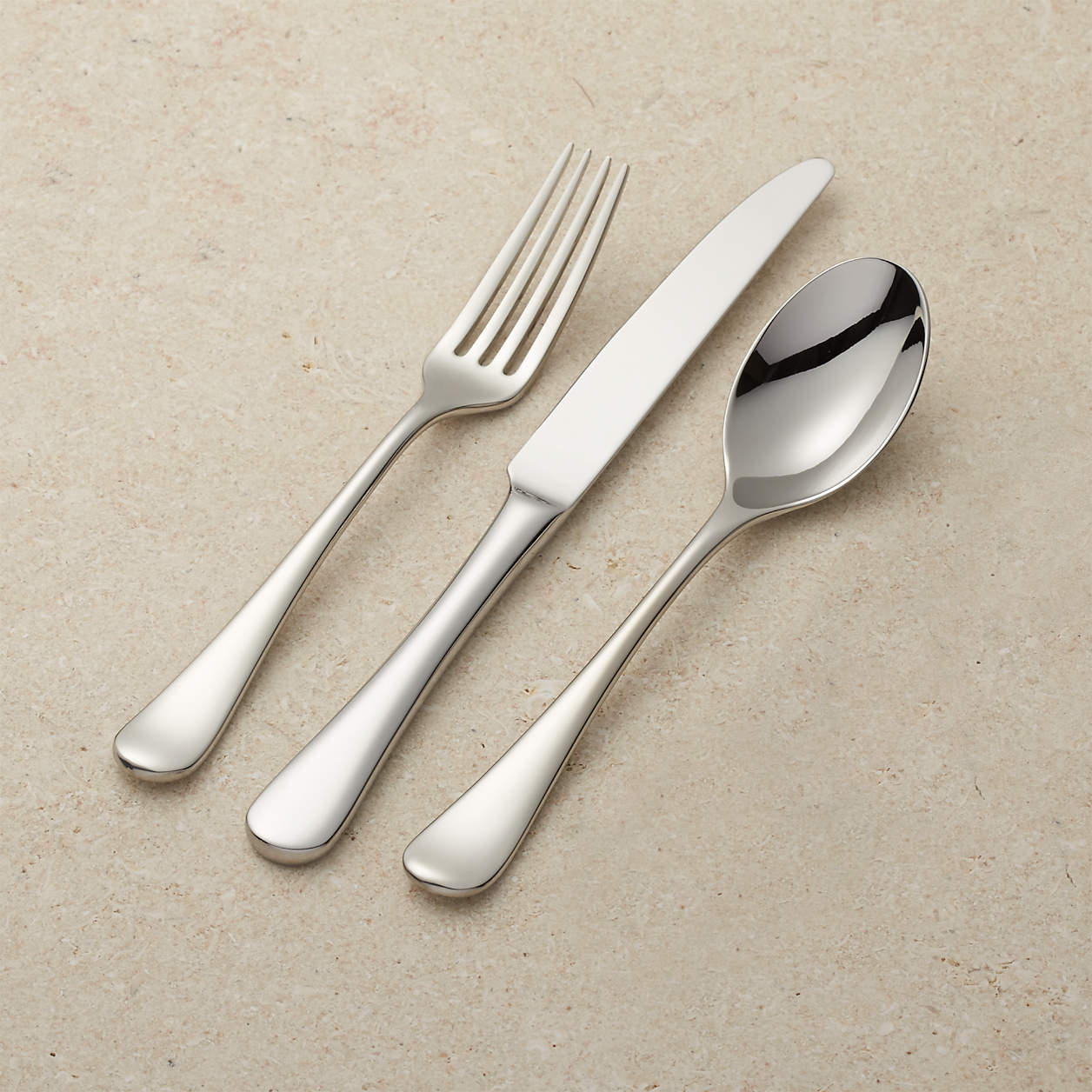 Caesna Mirror 3Piece Flatware Place Setting by Robert Welch + Reviews