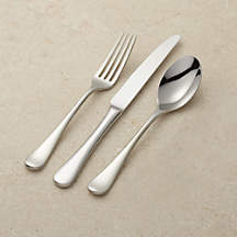Caesna Mirror 3-Piece Flatware Place Setting by Robert Welch + Reviews | Crate & Barrel
