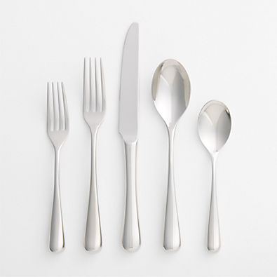 View Caesna Air 5-Piece Silver Metallic Place Setting details