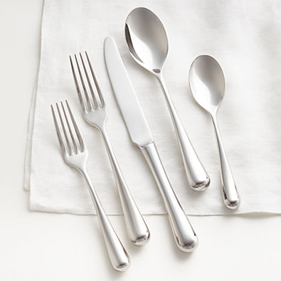 View Caesna Air 20-Piece Silver Metallic Flatware Set details
