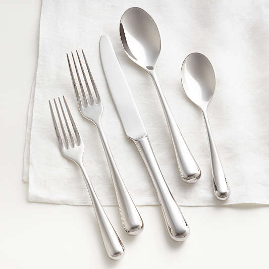 Caesna Air Silver Metallic Flatware Sets