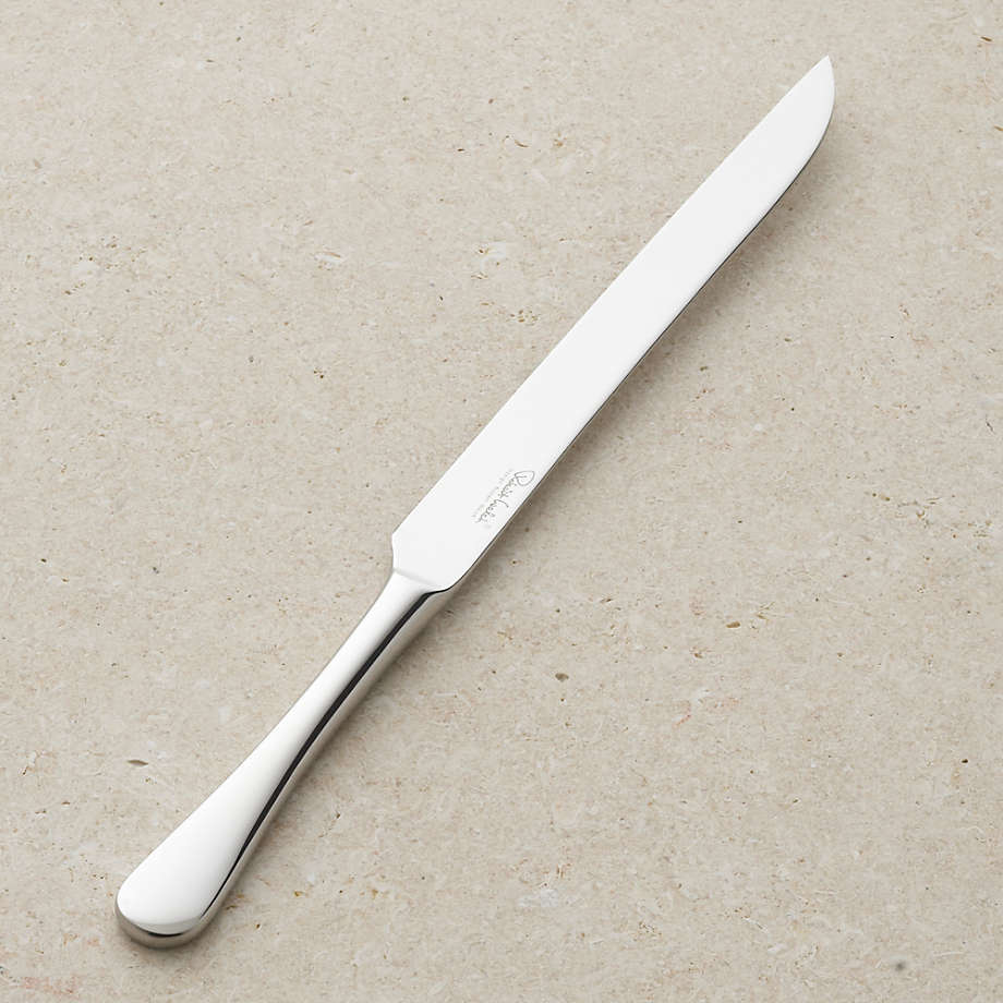 Caesna Mirror Cake Knife by Robert Welch | Crate & Barrel