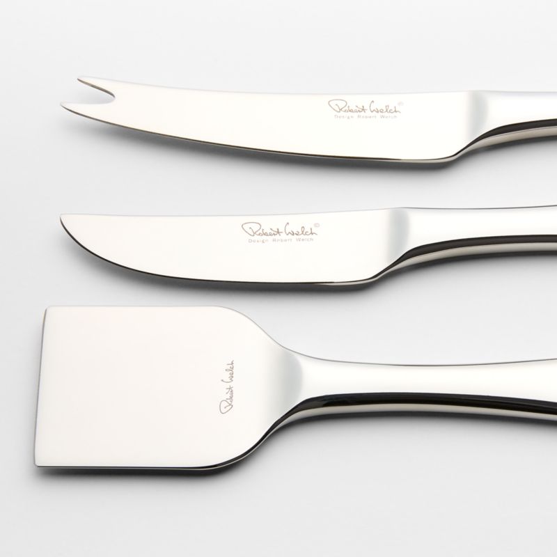 Caesna Mirror Cheese Knives, Set of 3 - image 2 of 3