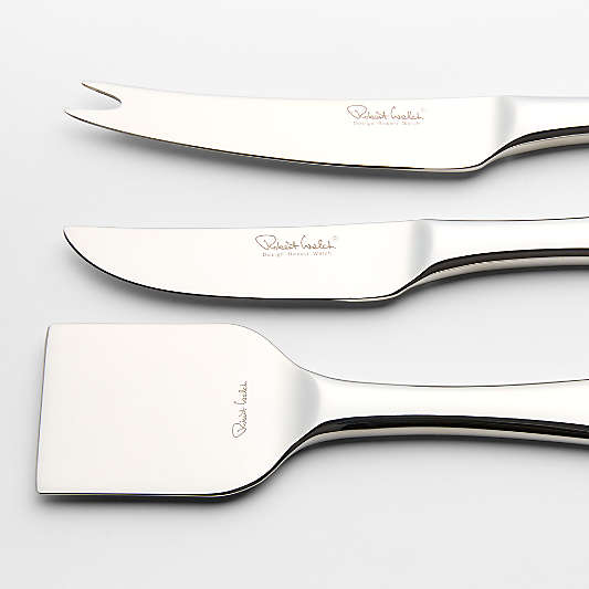 Caesna Mirror Cheese Knives, Set of 3