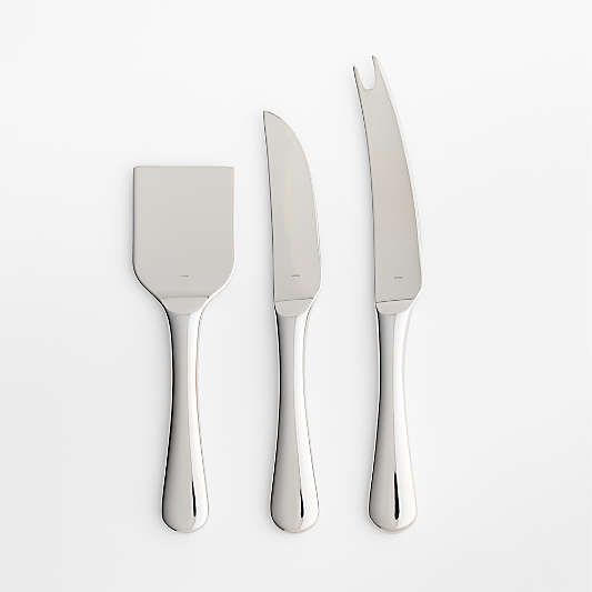 Caesna Mirror Cheese Knives, Set of 3
