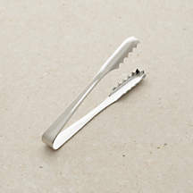 Caesna Mirror Ice Tongs by Robert Welch + Reviews | Crate & Barrel