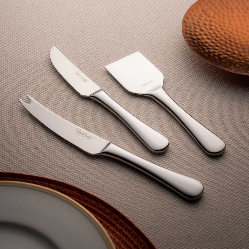Caesna Mirror Cheese Knives, Set of 3 - image 2 of 3